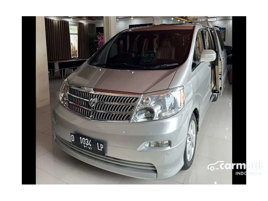 Jual Mobil Toyota Alphard 2004 G 3.0 di Jawa Barat Automatic MPV Abu