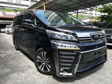 2018 Toyota Vellfire 2.5 ZG SUNROOF MOONROOF PCS - 5 YEAR WARRANTY
