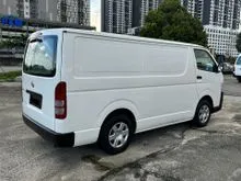 2015 Toyota Hiace 2.5 Panel Van (M) - LOW MILLEAGE / PROMO