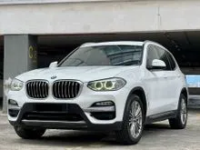 2021 BMW X3 2.0 xDrive30i Luxury SUV Low Mileage Full Service Record F/Lon OTR 1Doctor Owner Free Warranty Free Tinted Cash Back Offer