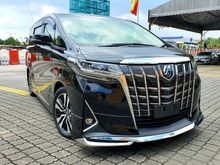 (FMCO SUPER DEAL) (1 + 1 WARRANTY) (MILEAGE 8K) (COMPLETELY FULL SPEC) (HIGH LOAN APPLICABLE) 2018 Toyota Alphard 3.5 GF