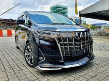 (HARI RAYA SUPER PROMOTION) (1 + 1 WARRANTY) (MILEAGE 8K) (COMPLETELY FULL SPEC) (HIGH LOAN APPLICABLE) 2018 Toyota Alphard 3.5 GF