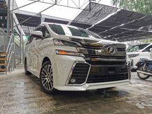 2015 Toyota Vellfire 2.5 ZG MPV