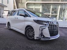 2018 Toyota Alphard 3.5 Executive Lounge EL,ELS,GF,6k KM ONLY,Modellista Bodykit,Sunroof,JBL,Surround Camera