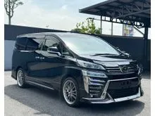 2020 Toyota Vellfire 2.5 Z ZG - 37K KM ONLY / SUNROOF / ORIGINAL MODELISTA / LEATHER SEAT / ALPINE / 2 POWER DOOR / 37K KM ONLY / RECON UNREGISTERED