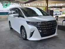 2024 Toyota Alphard 2.5 Z 7-Seater MPV *GRADE 4.5 *HUD *SIDESTEP *SUNROOF