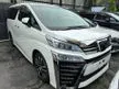 Recon 2018 Toyota Vellfire 2.5 ZG DIM 3 LED SUNROOF PILOT SEAT