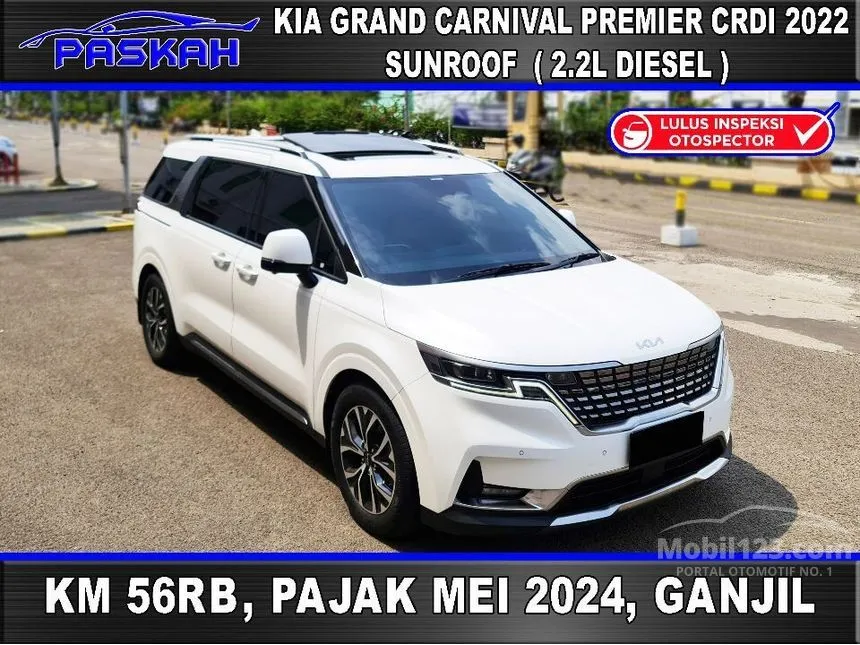Jual Mobil KIA Grand Carnival 2022 CRDi Premiere 2.2 di DKI Jakarta Automatic Wagon Putih Rp 655.000.000