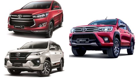 Upgraded Toyota Hilux, New Fortuner Variants, Innova 2.0X Pricing Announced