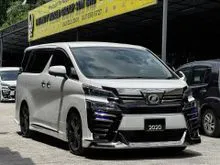 2016 Toyota Vellfire 2.5 X MPV Convert ZG 8 Seaters Malay VVIP Owner