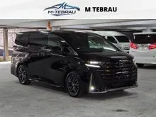 12201km/DIM/Moonroof/HUD/4cam/BSM/2025 Toyota Vellfire 2.4 Z Premier MPV/Free Toyota Dealer Warranty Service