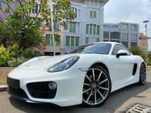 2014 Porsche Cayman 2.7 981 Coupe Nik2014 White On Red Km10rb Full Spek #AUTOHIGH #BEST DEAL