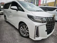 2022 Toyota Alphard 2.5 TYPE GOLD SUNROOF UNREG GRADE 4.5 CAR KL AP