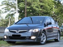 2009 Honda Civic 1.8 S i-VTEC Sedan / PREMIUM LEATHER SEAT / HIGH LOAN VALUE / POWERFUL ENGINE / ORIGINAL RIM / EASY LOAN APPROVAL /