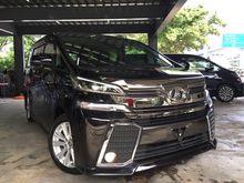 CNY PROMOTION 2015 Toyota Vellfire 2.5 ZA (NEGO TILL LET Go)