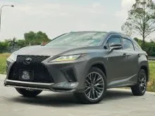 2021/23 Lexus RX 300 2.0 F Sport  (Ori Mileage 48k)(Mad Grey Paint Not Wraping)(Red Seat Interior)