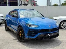 2021 Lamborghini Urus 4.0 V8 SUV, Ready Stock, Panoramic Roof, B&O Sound System, Ventilation Seats, 4 Zone AC, HUD, Carbon Ceramic Brake, Supercar