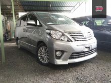 2014 TOYOTA ALPHARD 3.5 S WITH HOME THEATER SOUND SYSTEM, FULLY LEATHER SEAT, SUNROOF + MOONROOF, POWER BOOT, POWER DOOR