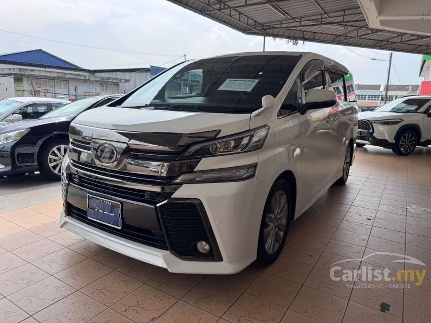 2016 Toyota Vellfire ZG MPV
