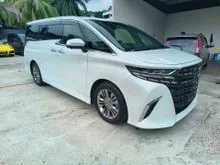 2024 Toyota Alphard 2.5 Z / GRADE 5A / 4K KM  / TWIN MOON ROOF / DIM / BSM / 360 CAMERA / 2024 UNREGISTER