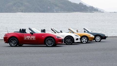 Mazda MX-5 มียอดการผลิตครบ 1 ล้านคัน