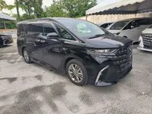 2024 Toyota Alphard 2.5 Z / MOONROOF / ROOF MONITOR / 360 CAMERA / DIM / BSM / GRADE 4.5 / 10K KM ORI / 2024 UNREGISTER