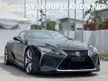 Recon 2019 Lexus LC500 5.0 V8 S Package Coupe Unregistered RSR Lower Spring Mark Levinson Sound System Carbon Fiber Roof Top Alcantara Seat Half Leather