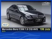2014 Mercedes-Benz C200 1.8 Avantgarde CGI Sedan Metik 2014 Dp 61,9 Jt No Pol Ganjil
