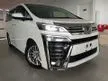 Recon 2018 Toyota Vellfire 2.5 Z G Edition MPV ZG JBL SOUND 360 CAMERA 3LED