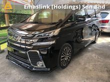 2016 Toyota Vellfire 2.5 ZG 7seats 360view 2PD PowerBoot Sun Roof Keyless 7G