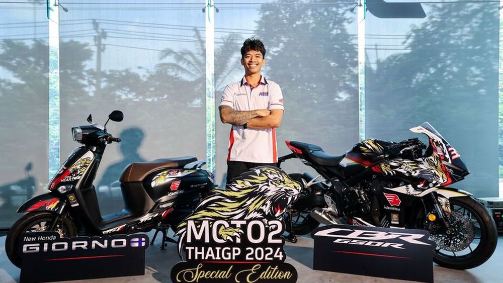 เปิดตัว New Honda Giorno+ และ CBR650R ลายพิเศษ ThaiGP 2024 Special Edition 