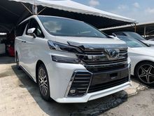 2017 Toyota Vellfire 2.5 ZG MPV , INCLUDED SST , REVERS CAM , PILOT SEAT , SUN ROOF