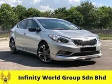 Y 2014 Kia Cerato 1.6 YD HIGH SPEC / FREE 3 YEARS WARRANTY / PADDLE SHIFT / POWER LEATHER SEAT / ANDROID PLAYER / BODY KIT