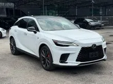 2025 Lexus RX 350 2.4 Fsport - PANORAMIC ROOF - 360 CAMERA - REAR POWER SEAT - HUD - DIM - BSM - RED HALF LEATHER SEAT