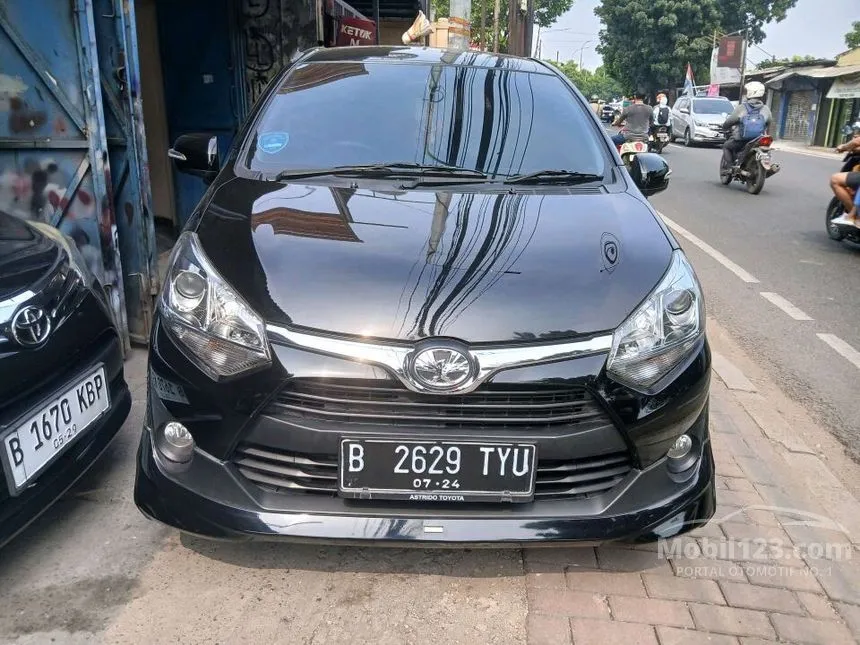 Jual Mobil Toyota Agya 2019 TRD 1.2 di Banten Automatic Hatchback Hitam Rp 126.000.000