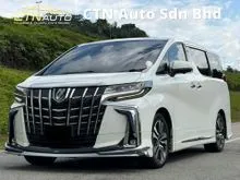 2021 TOYOTA ALPHARD 2.5 SC FACELIFT (A) POWER BOOT/2 POWER DOOR/360 CAMERA/FULL MODELISTA BODYKIT/SUNROOF/MOONROOF/DIM/PILOT SEAT