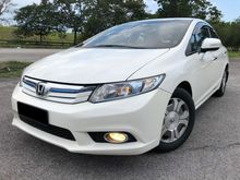 2014 HONDA CIVIC 1.5 (A) HYBRID FULL SPEC 99% LIKE NEW CAR CONDITION FULL LOAN APPLY