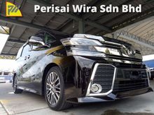 YEAR END CARNIVAL SALE PROMOTION 2015 TOYOTA VELLFIRE 3.5 ZG BLACK INTERIOR UNREG .PILOT SEAT .SUNROOF . J.B.L SOUND SYSTEM