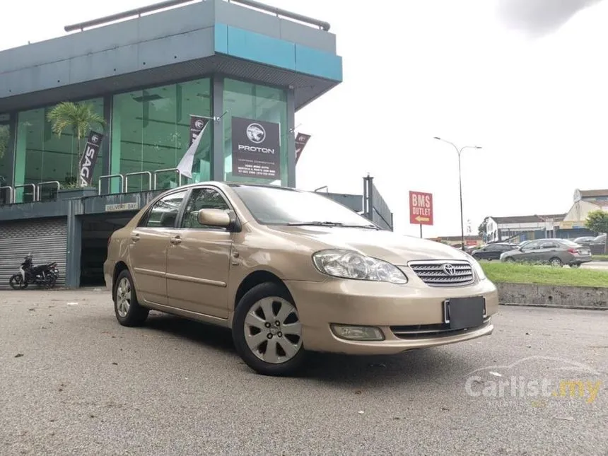 Altis 2004 Used 2004 Toyota Corolla Altis 1.6 E Sedan - Carlist.my