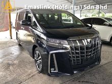 2018 Toyota Alphard 2.5 SC BLIND SPORT SENSOR PRE CRASH STOP SYSTEM LANE ASSIST SENSOR 3 LED HEADLAMPS FREE 2 YEAR WARRANTY