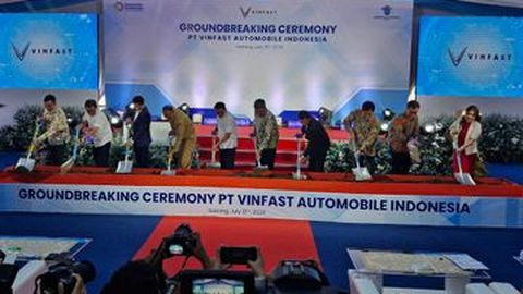 VinFast Mulai Bangun Pabrik di Indonesia, Rakit 4 Model Mobil Listrik Awal 2026