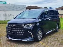 2025 Toyota Alphard 2.5 Z Modelista Full Spec, Full Leather Memory Seat, Polit Seat, Side Step, HUD, 360 Surround Camera, Low Mileage 955 km, Grade 6A