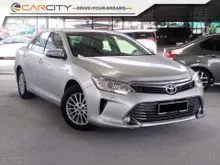 2016 Toyota Camry 2.0 G Sedan COME WITH 93K KM GENUINE LOW MILEAGE WARRANTY REVERSE CAMERA ELECTRIC LEATHER SEAT REAR AIRCOND STEERING WHEEL CONTROL