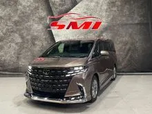 SPECIAL DEALS 2024 TOYOTA ALPHARD 2.5 Z SR BODYKIT HUD RM3,010/MONTH READY STOCK UNIT FAST APPROVAL