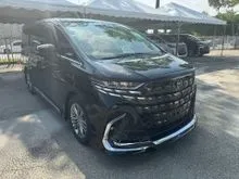 2025 Toyota Alphard 2.5 Z [ GRADE 5A / 11K KM ] Original Modelista , Moonroof, DIM , BSM , Flip Down Monitor , 360 Camera , Wireless Apple Car Play