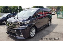 15 Vellfire 2.5Z with 7 Seat