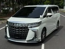 2021 Toyota Alphard 2.5 G SC Modellista FULL ALPINE SOUND SYSTEM AND ROOF MONITOR tiptop best best condition like new car owner keep very very well