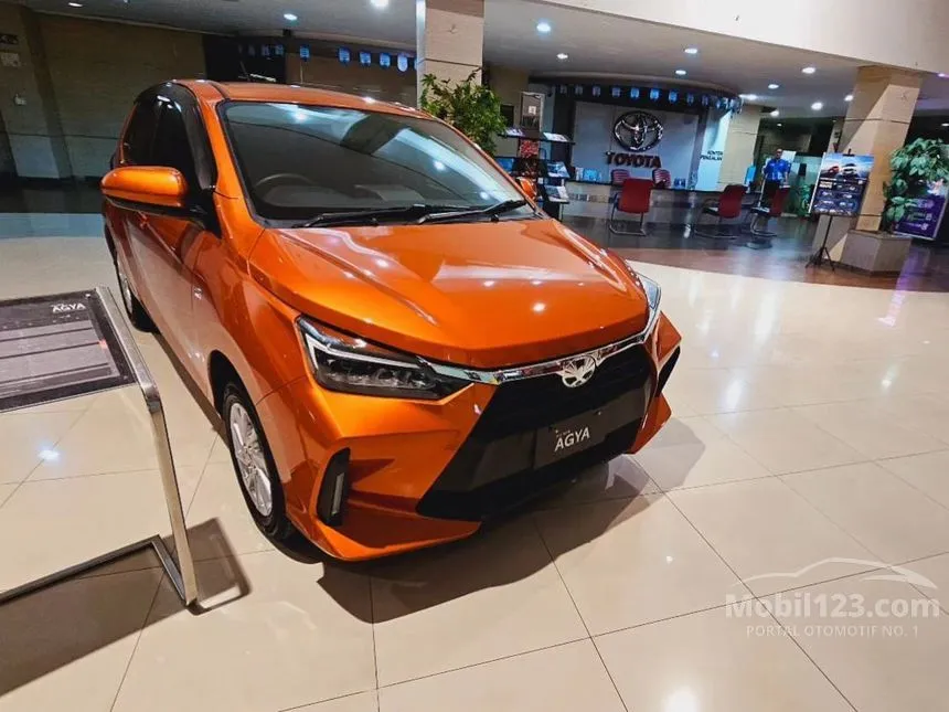 Jual Mobil Toyota Agya 2024 G 1.2 di Jawa Barat Automatic Hatchback Orange Rp 160.400.000