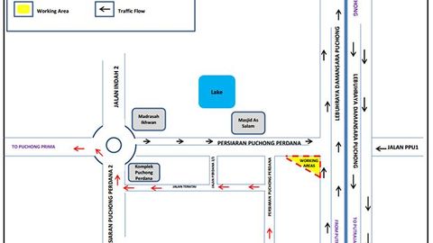 ROAD CLOSURES: LDP Slip Road Diversion Announced, Effective Now Till Oct 18th 2015