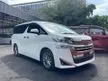 Recon 2018 Toyota Vellfire 2.5 V PACKAGE UNREG ( SUNROOF, 7 SEATER )